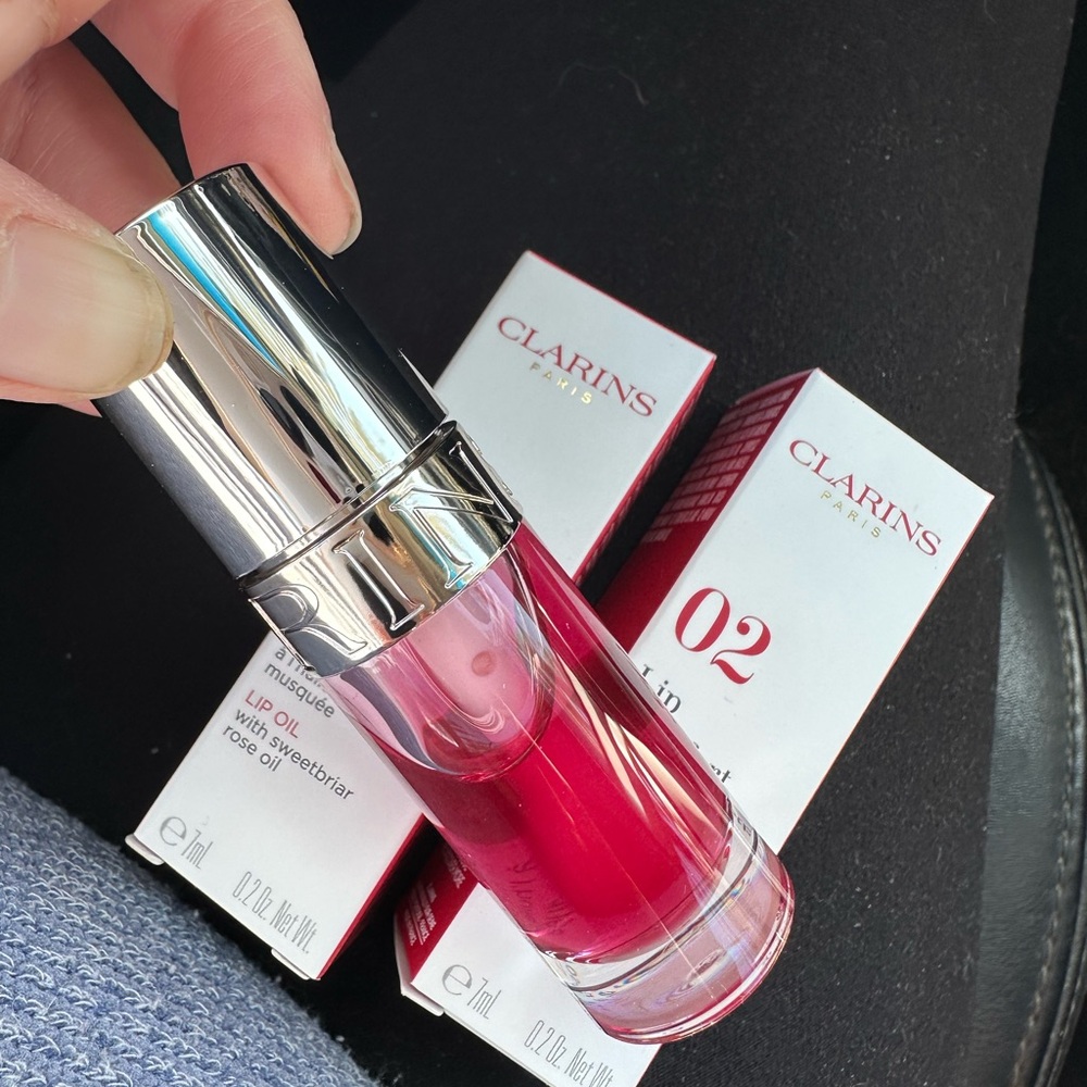 Clarins Lip Oil - Vibrant Pink